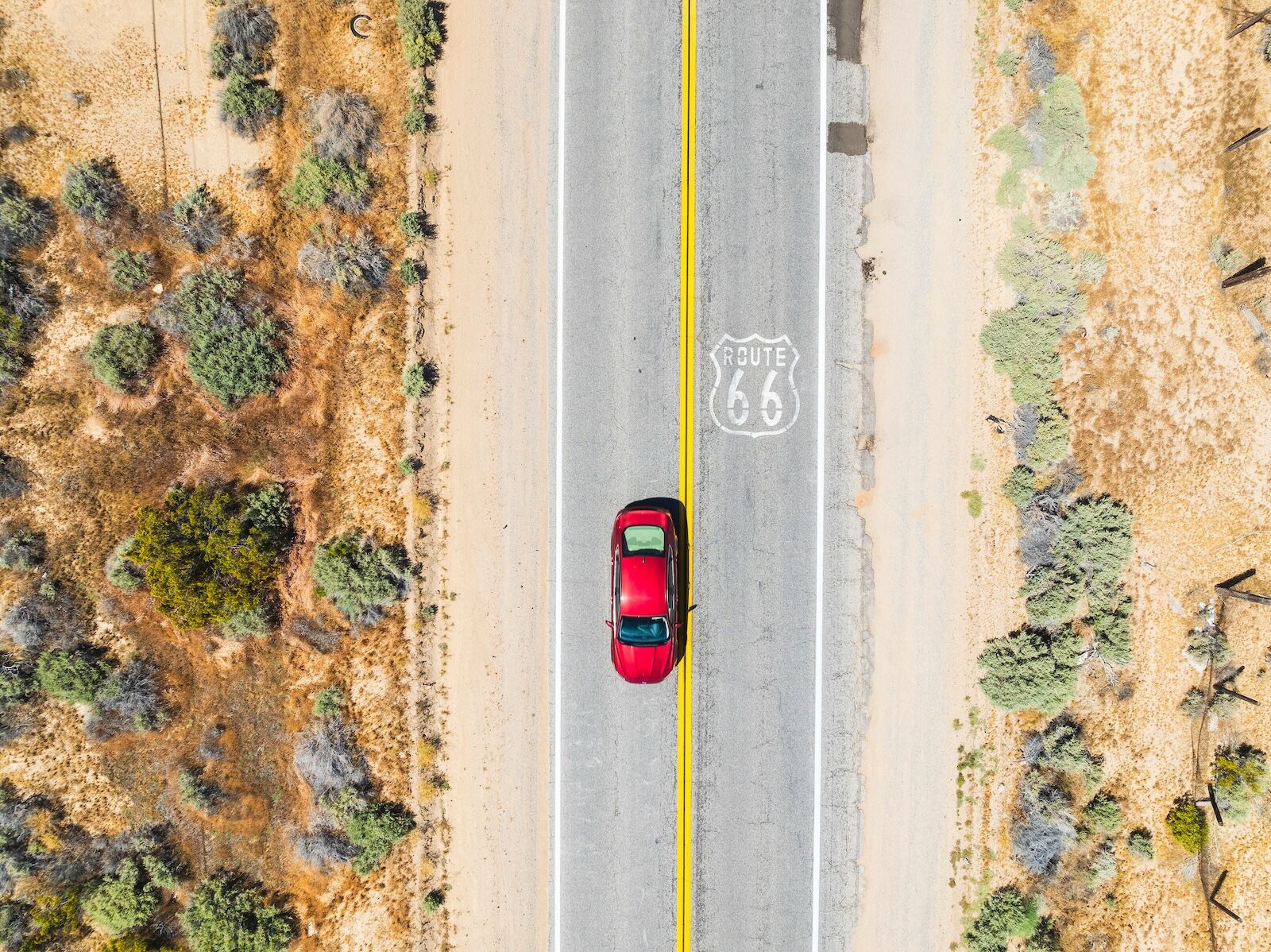 barstow area - arizona to california route 66 roadtrip 