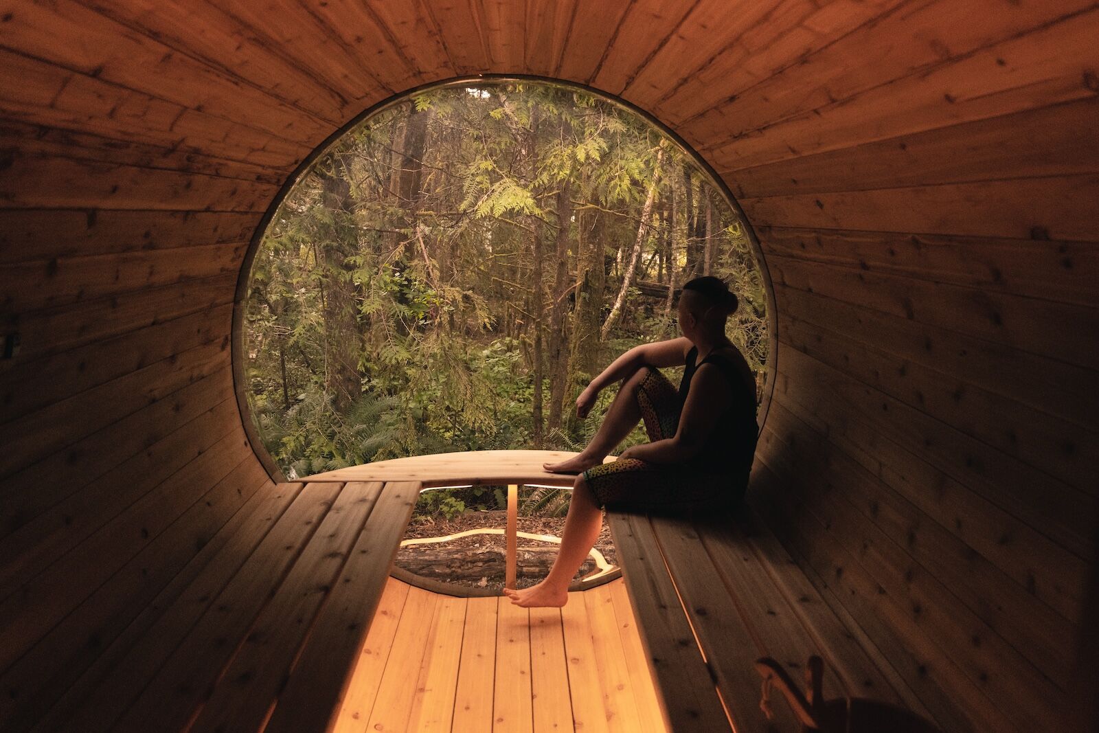 campgrounds with saunas - surf grove tofino