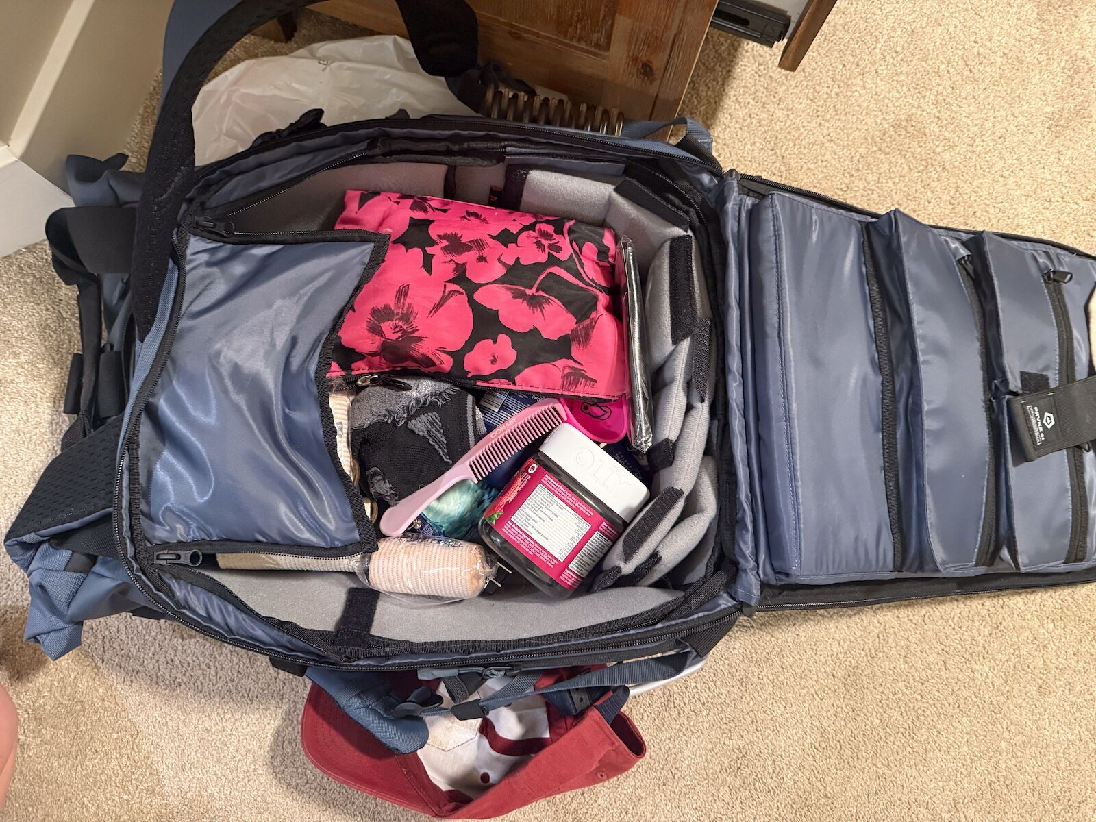 PRVKE Backpack unfolded