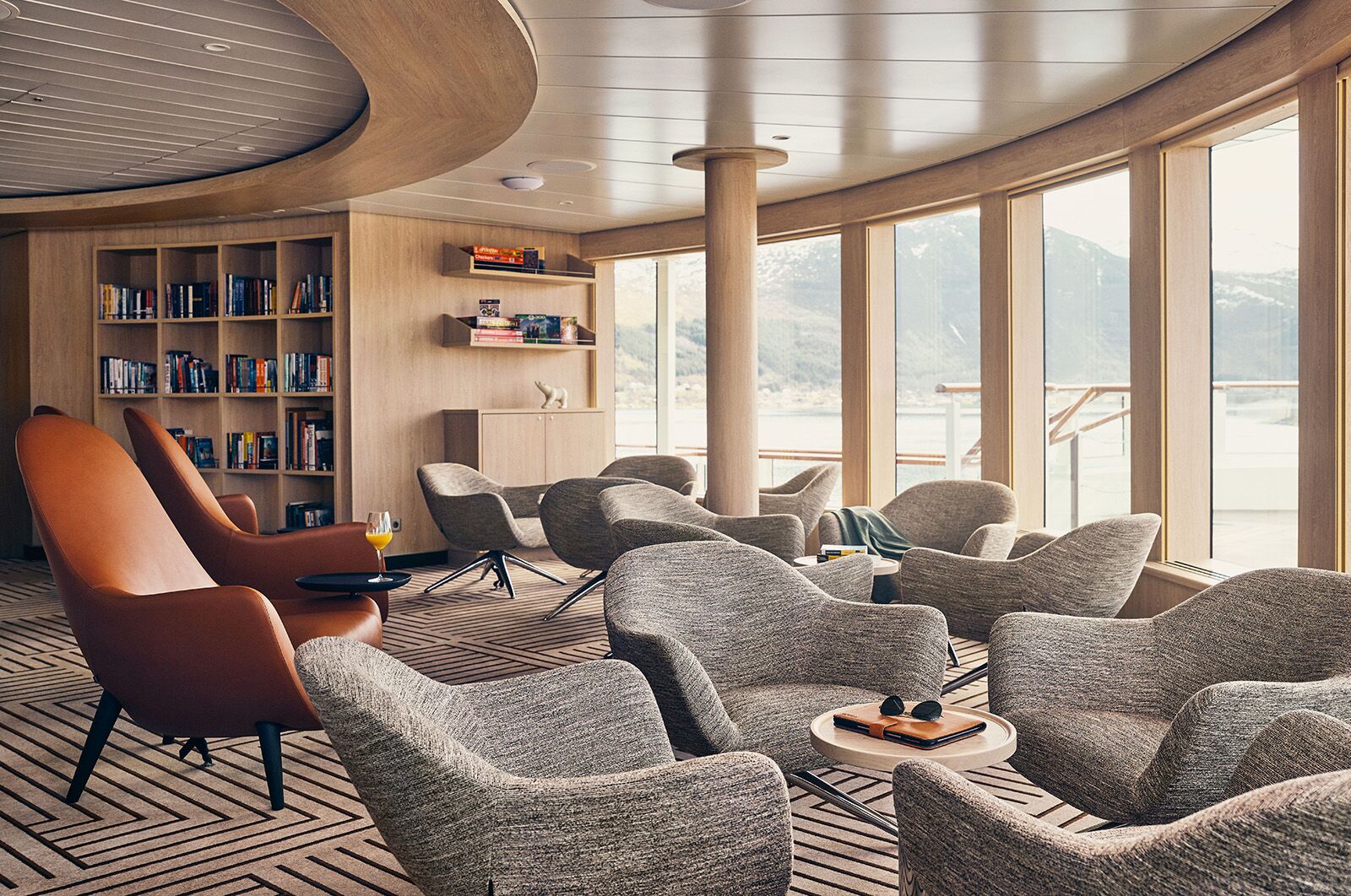 cruise lines with astonishing libraries