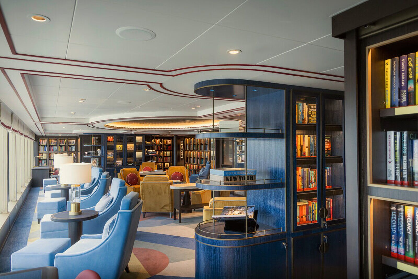 cruise lines with astonishing libraries
