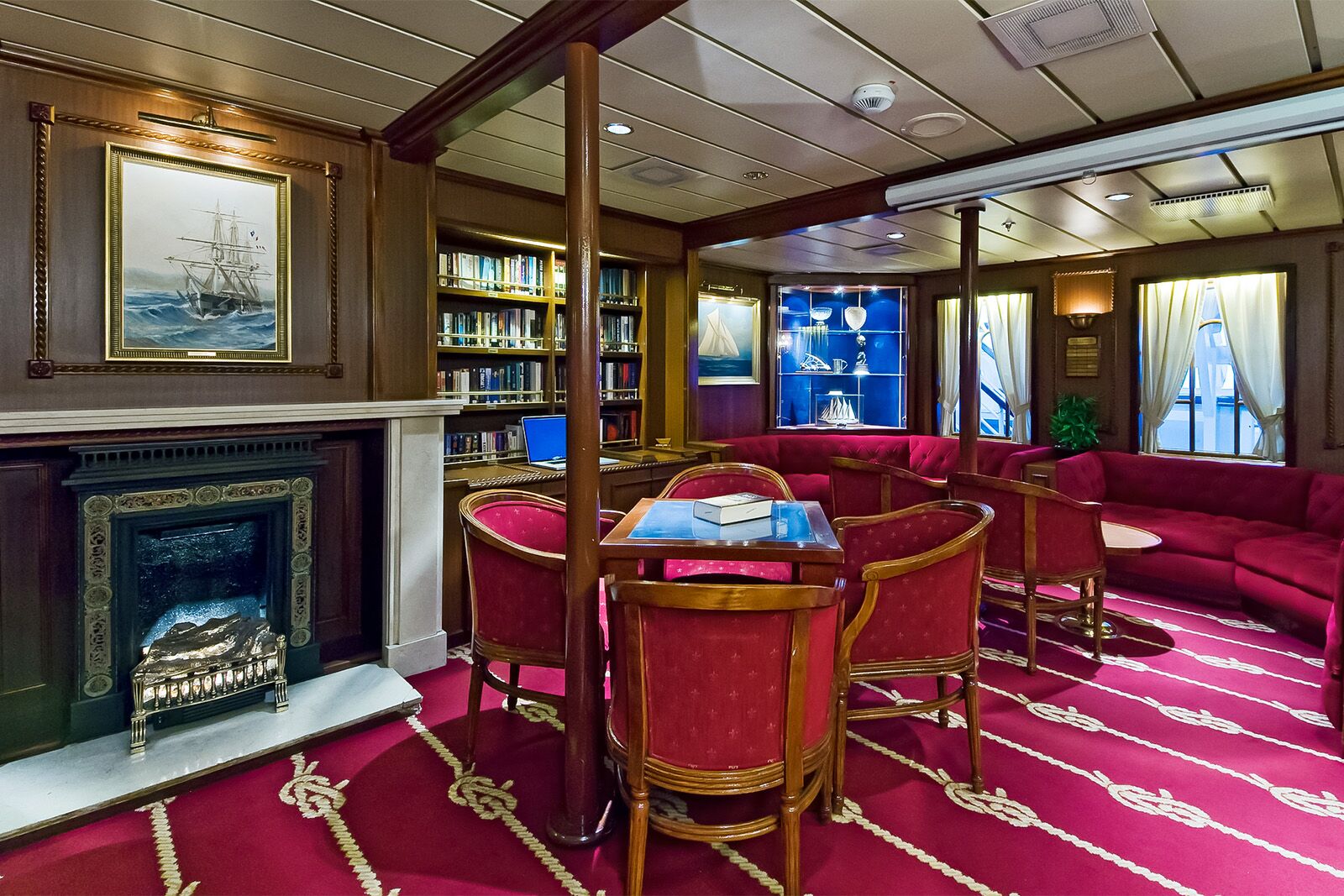 cruise lines with astonishing libraries