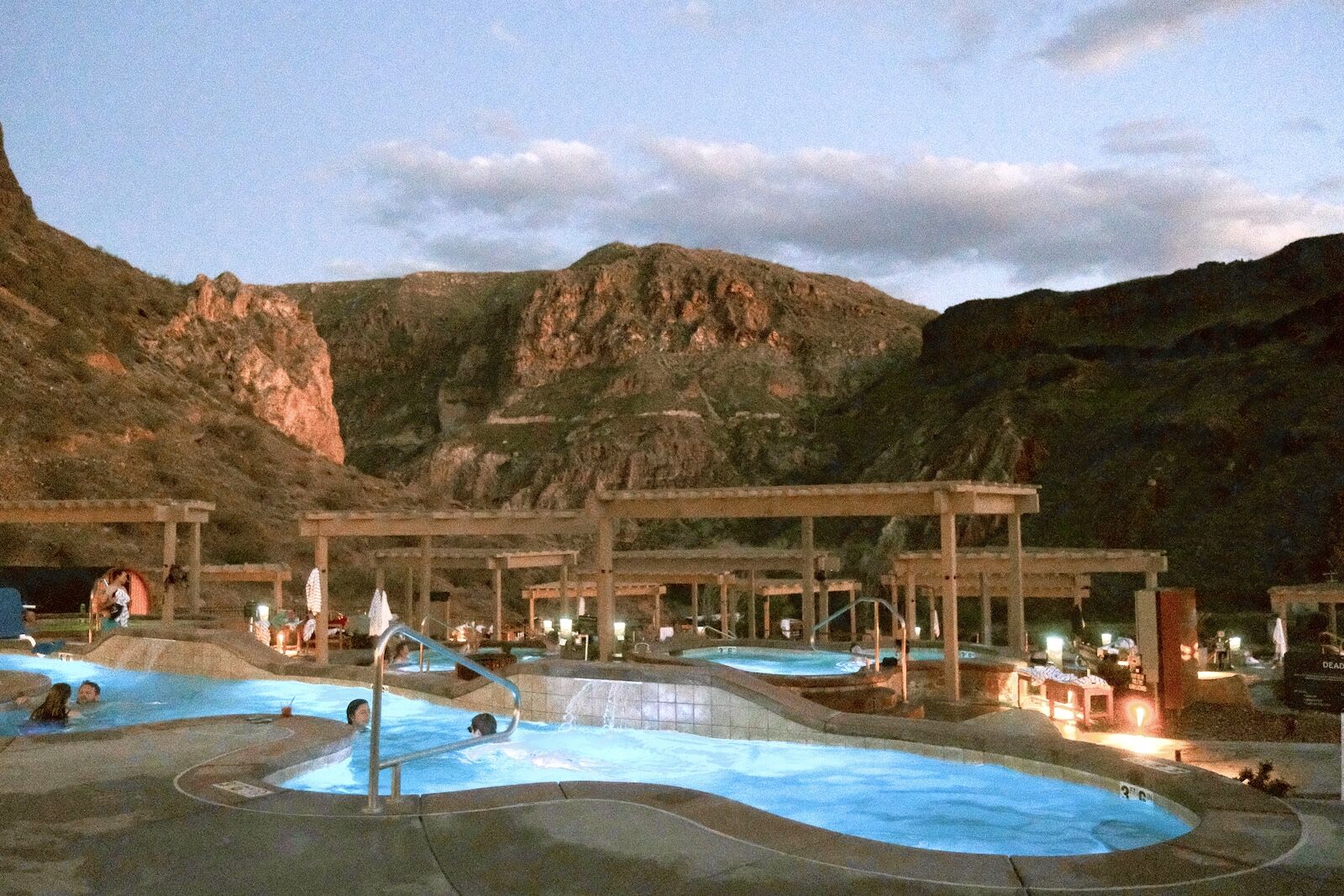 Zion canyon hot springs