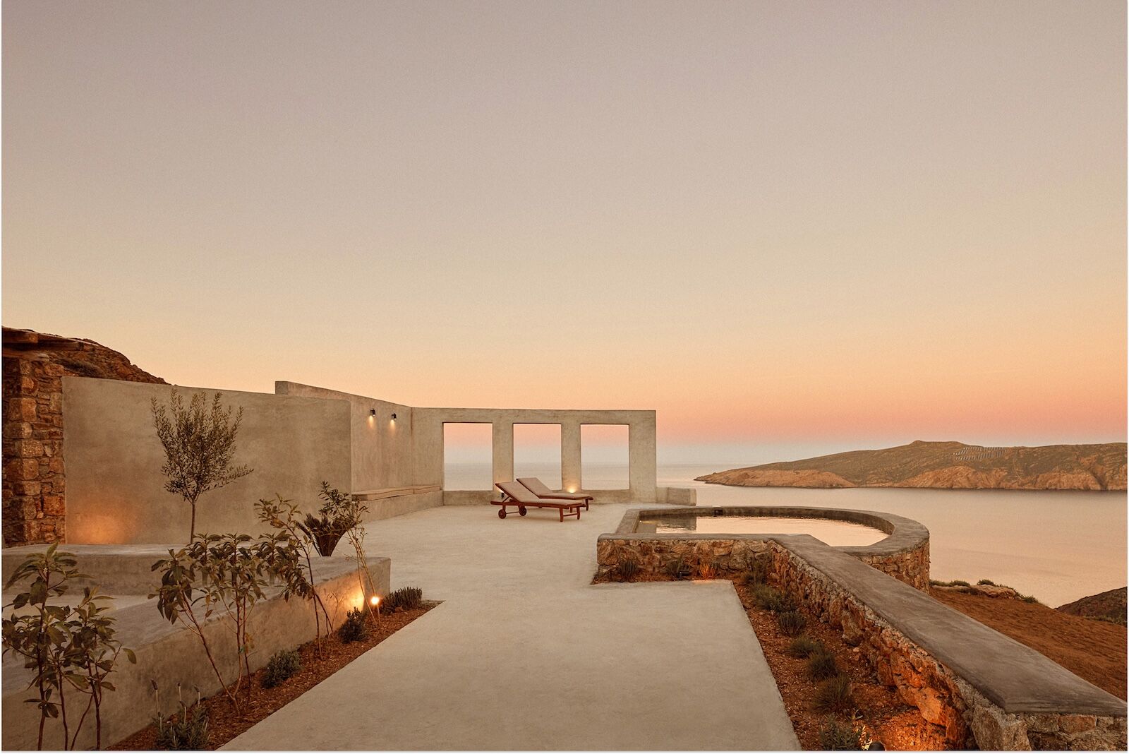 An airbnb listing in Greece
