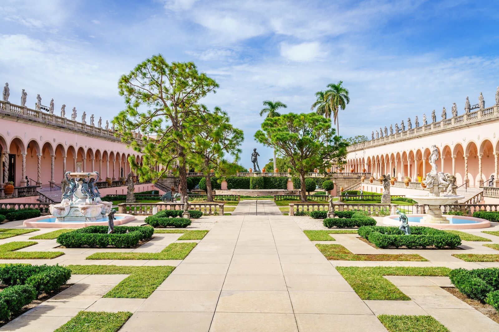 Grounds of the John and Mable Ringling Museum of Art in Sarasota, Florida