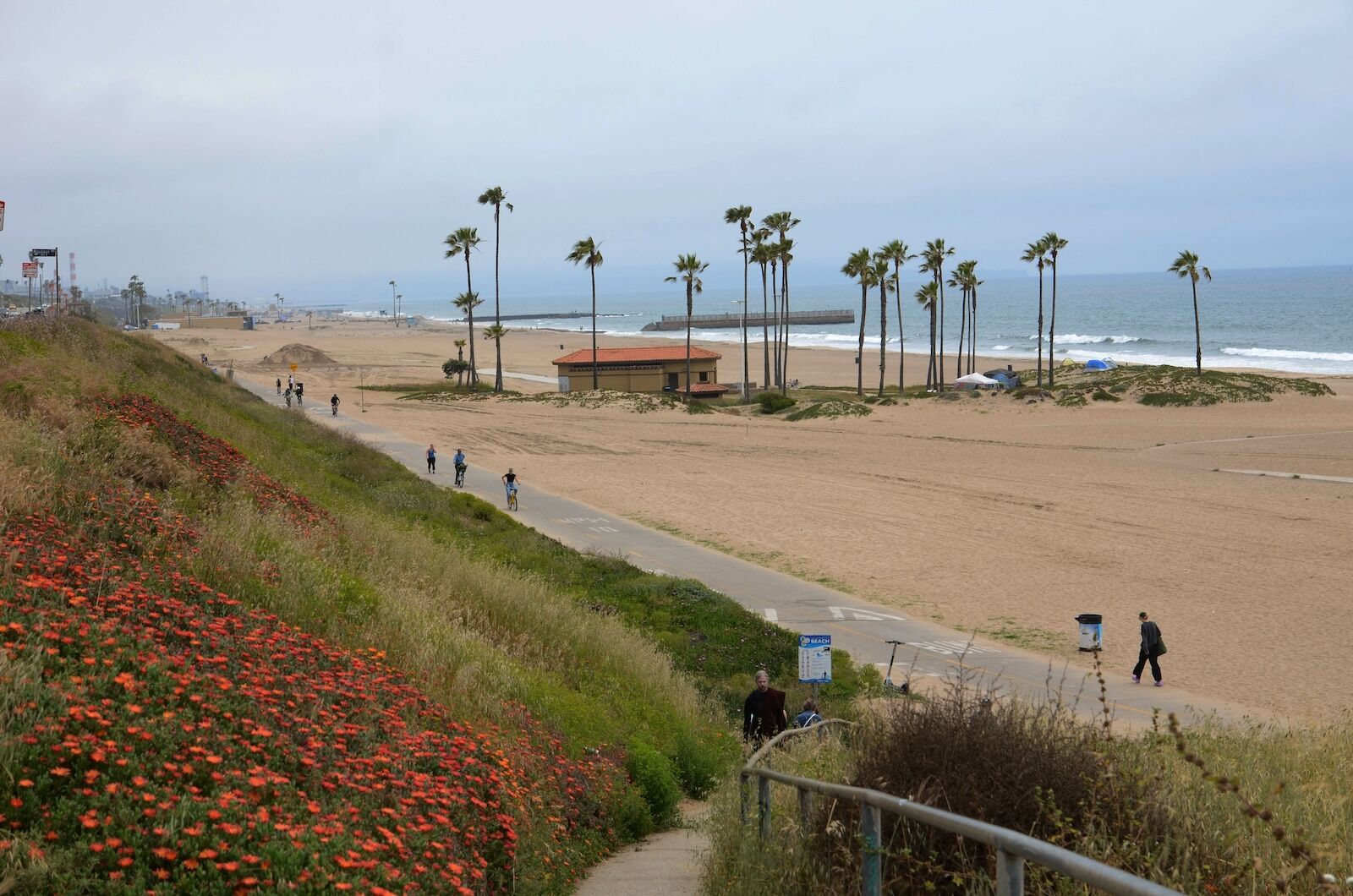 world cup beach vacation -Dockweiler beach LA -