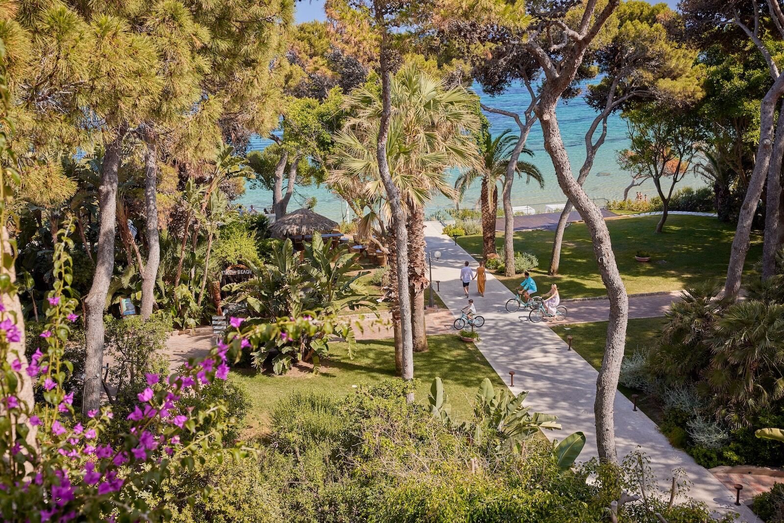 forte village sardinia review - garden