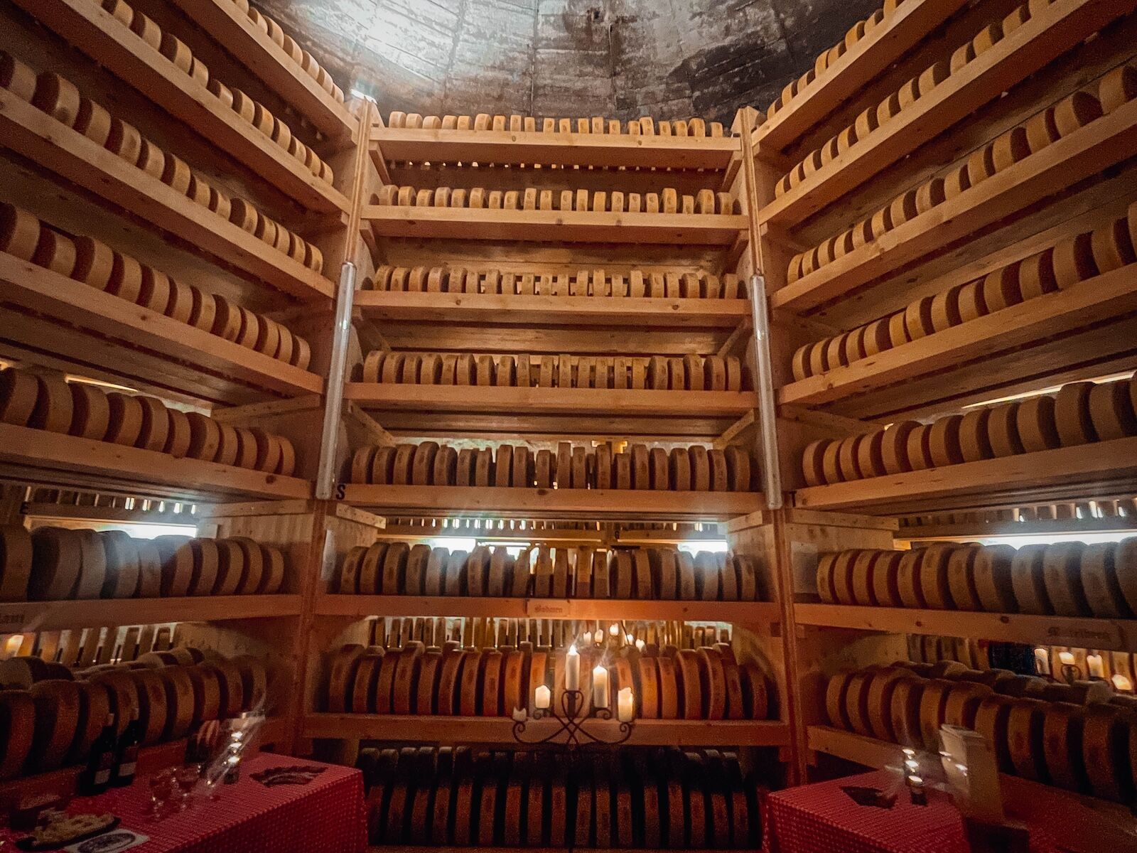Swiss Cheese grotto inside - stacks