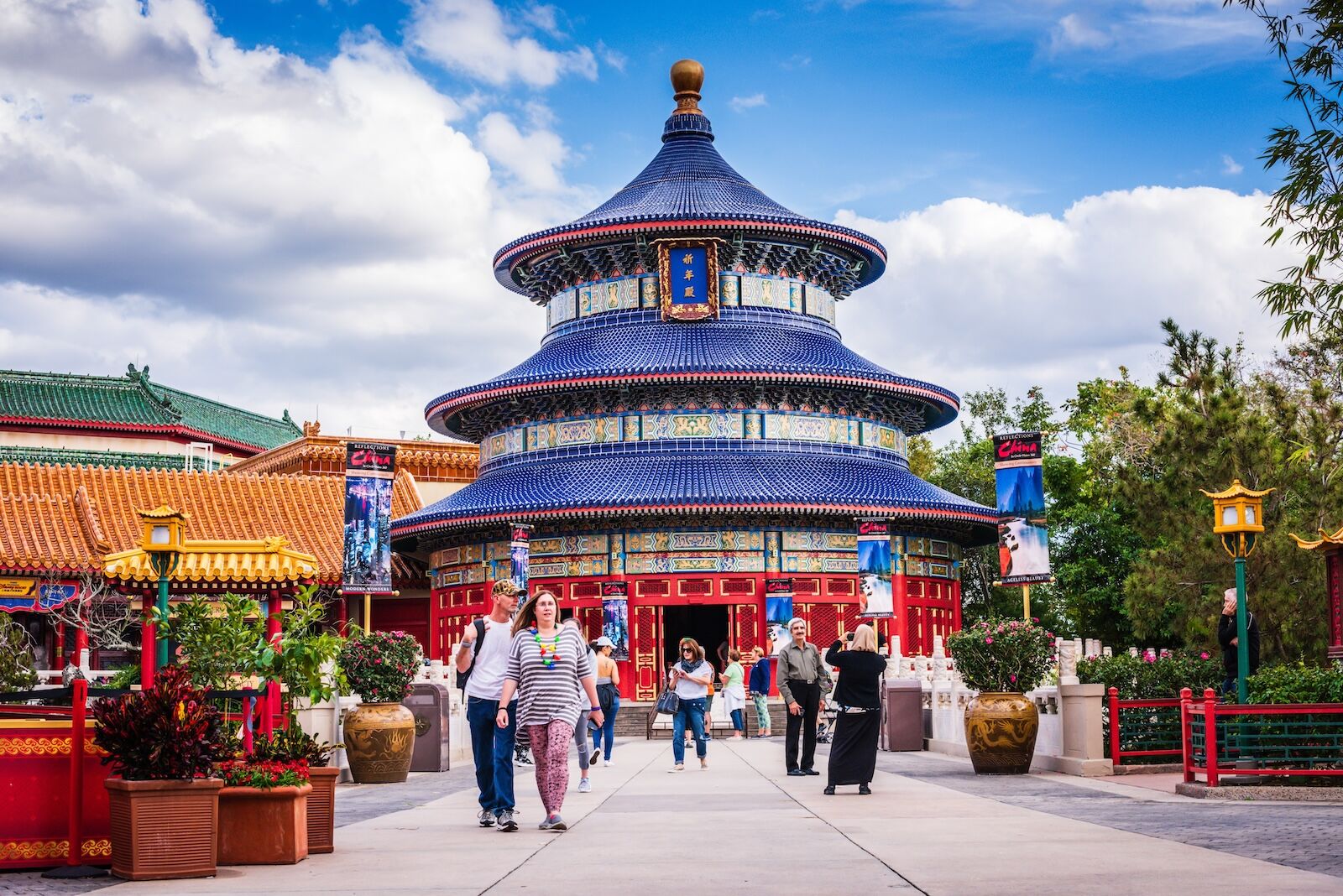 china pavilion at epcot world showcase