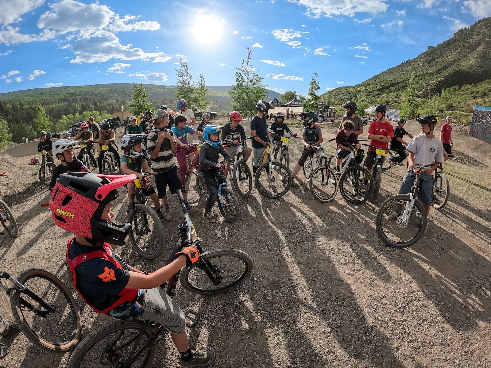 mountain bikers at gopro mountain games