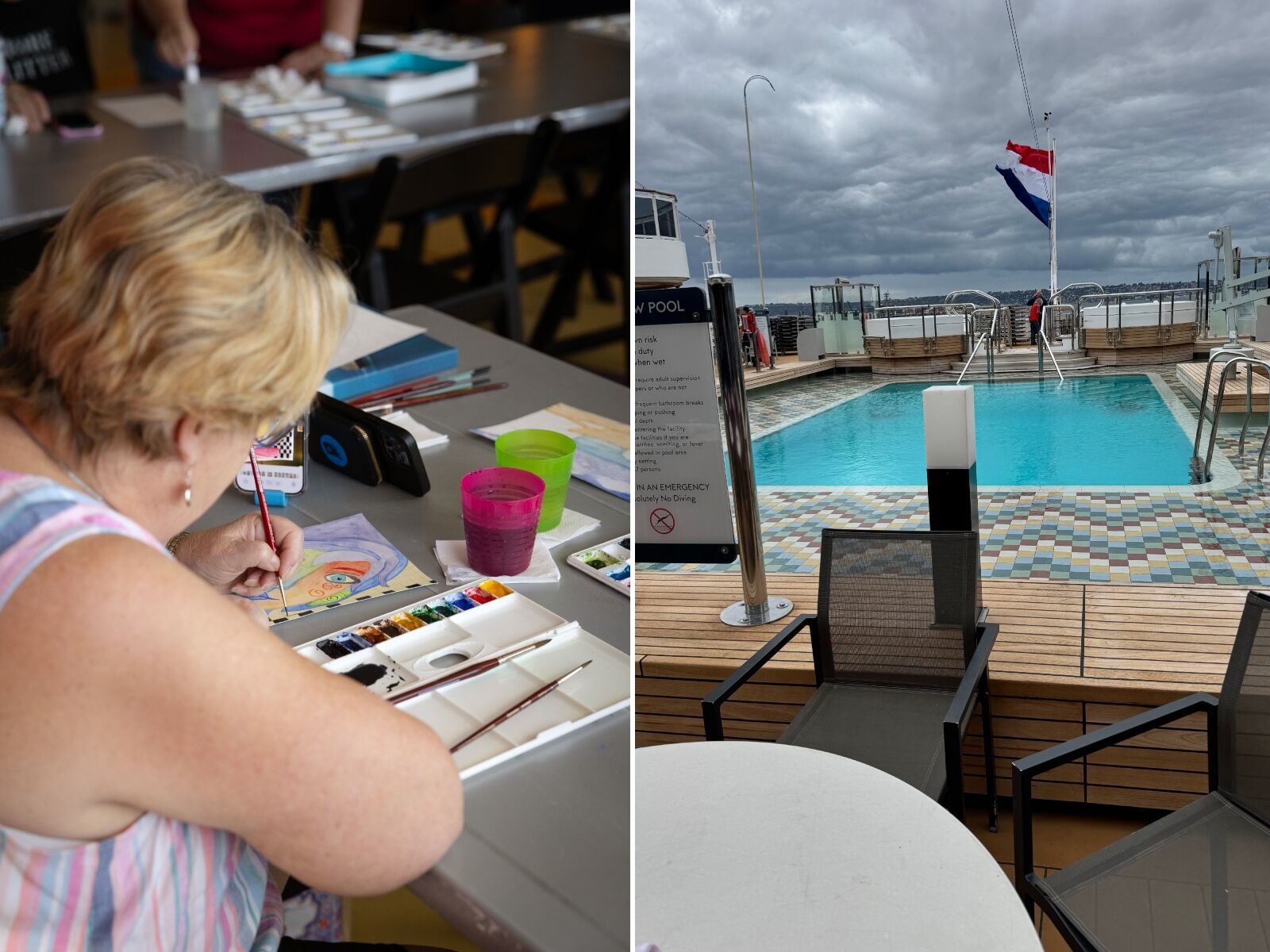 repositioning cruise- free time at sea