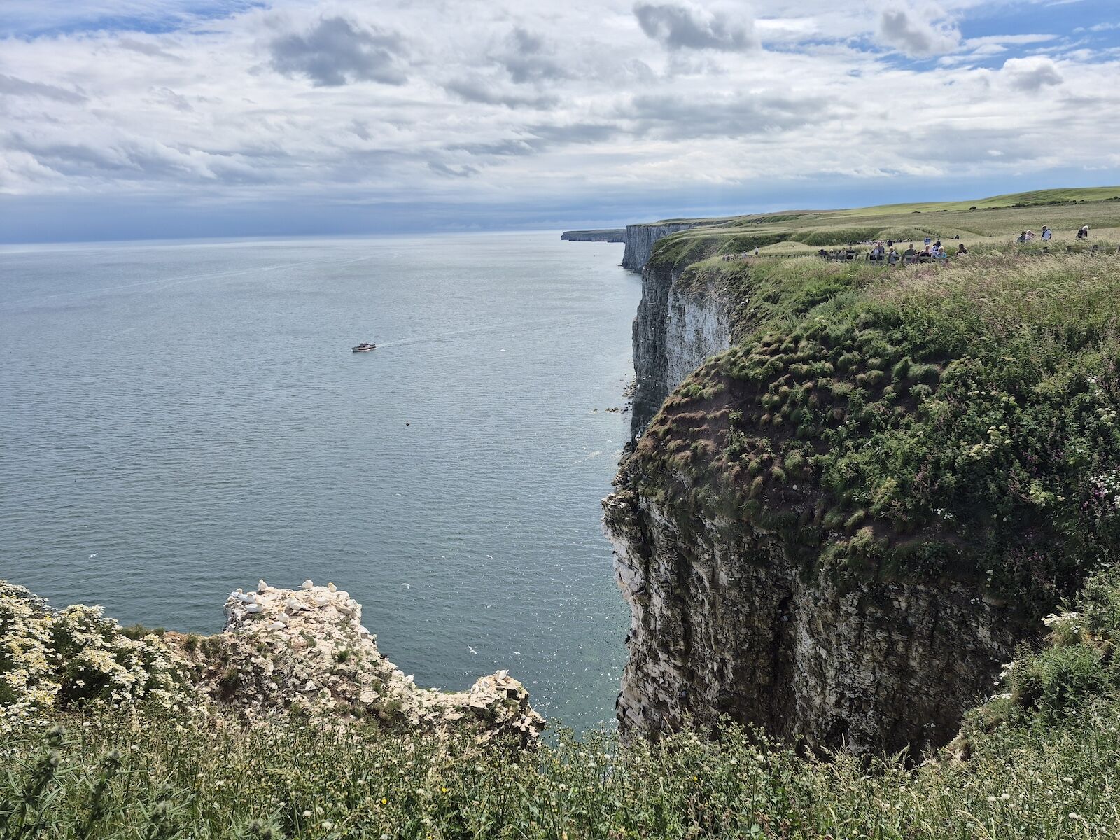 Bempton Cliffs in East Yorkshire
