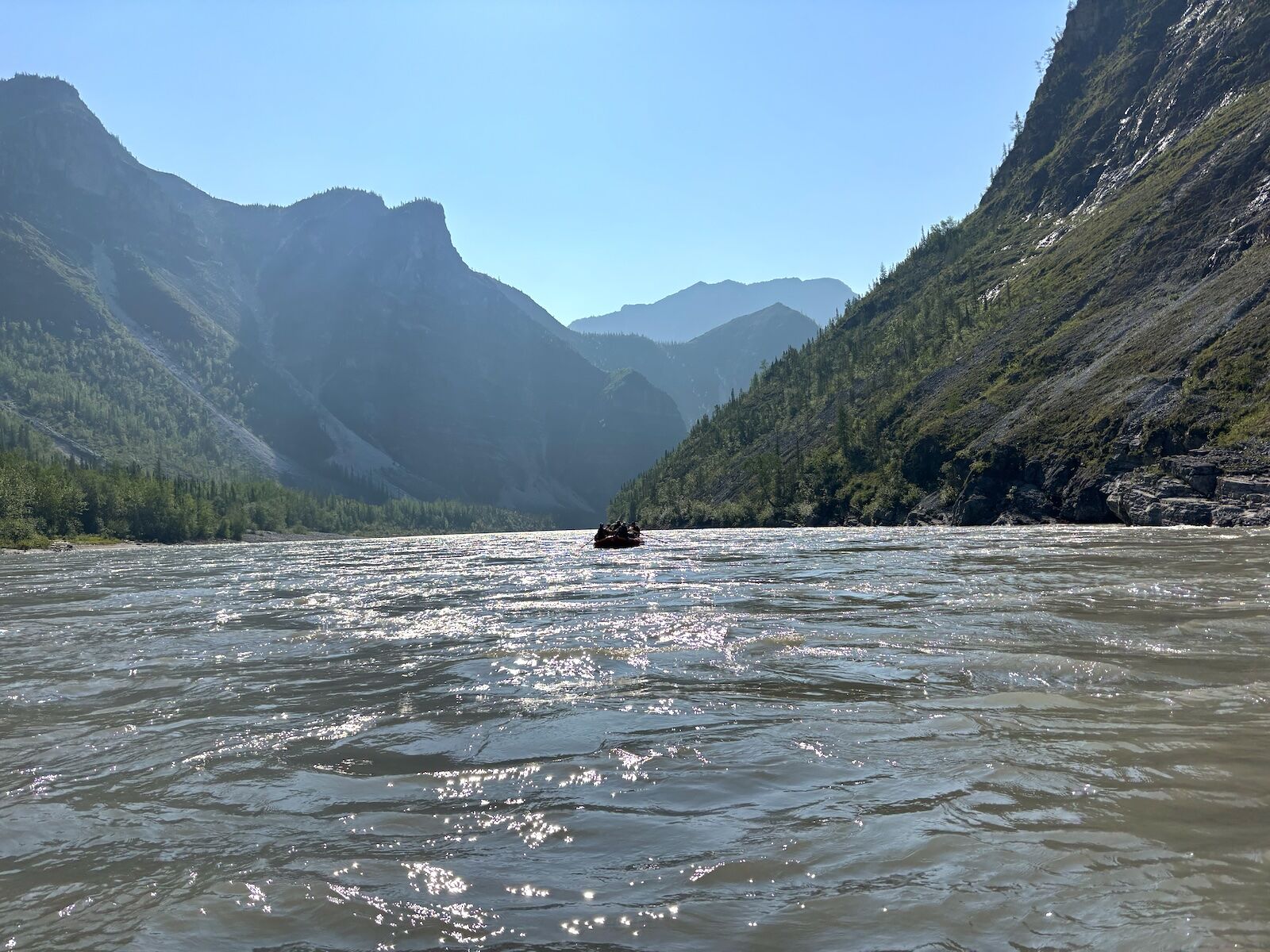 raft on nahanni river