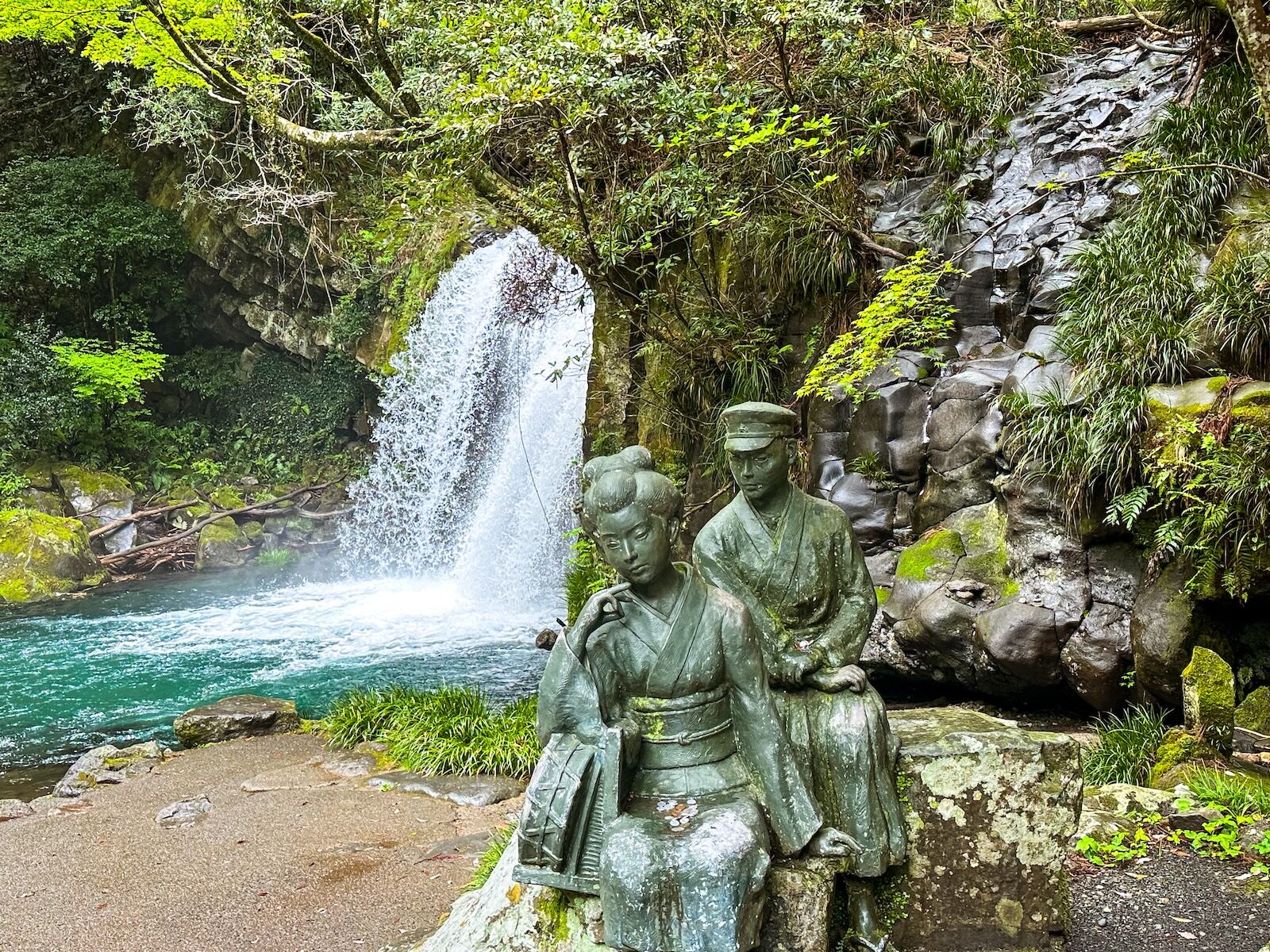 waterfall in japan