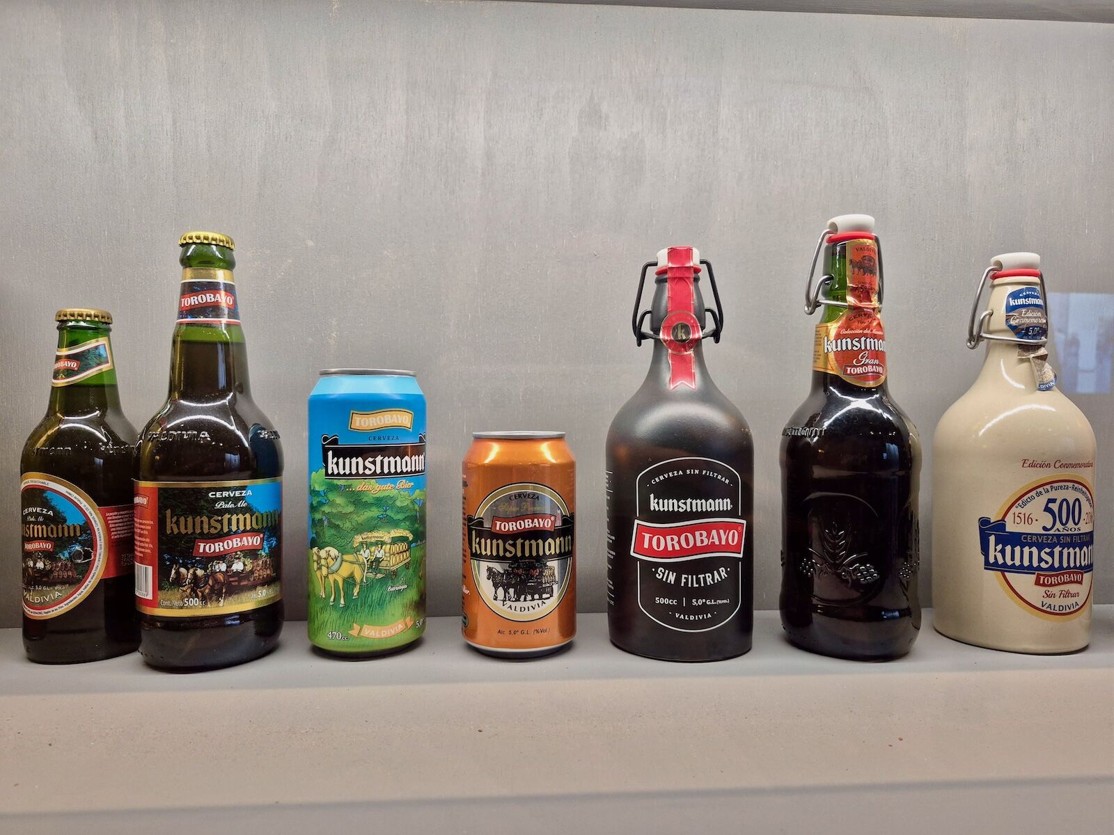 beers at cerveceria kunstmann museum