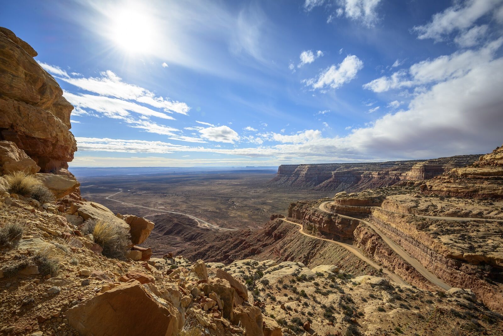moki dugway in bears ears national monument