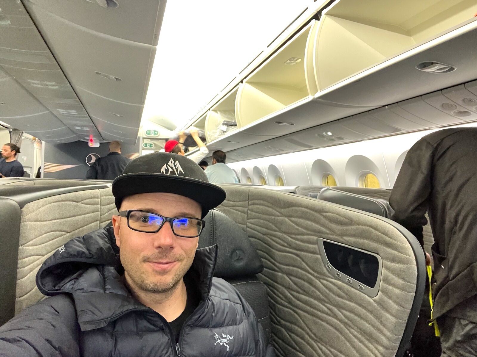 airline points strategy - tim in biz class