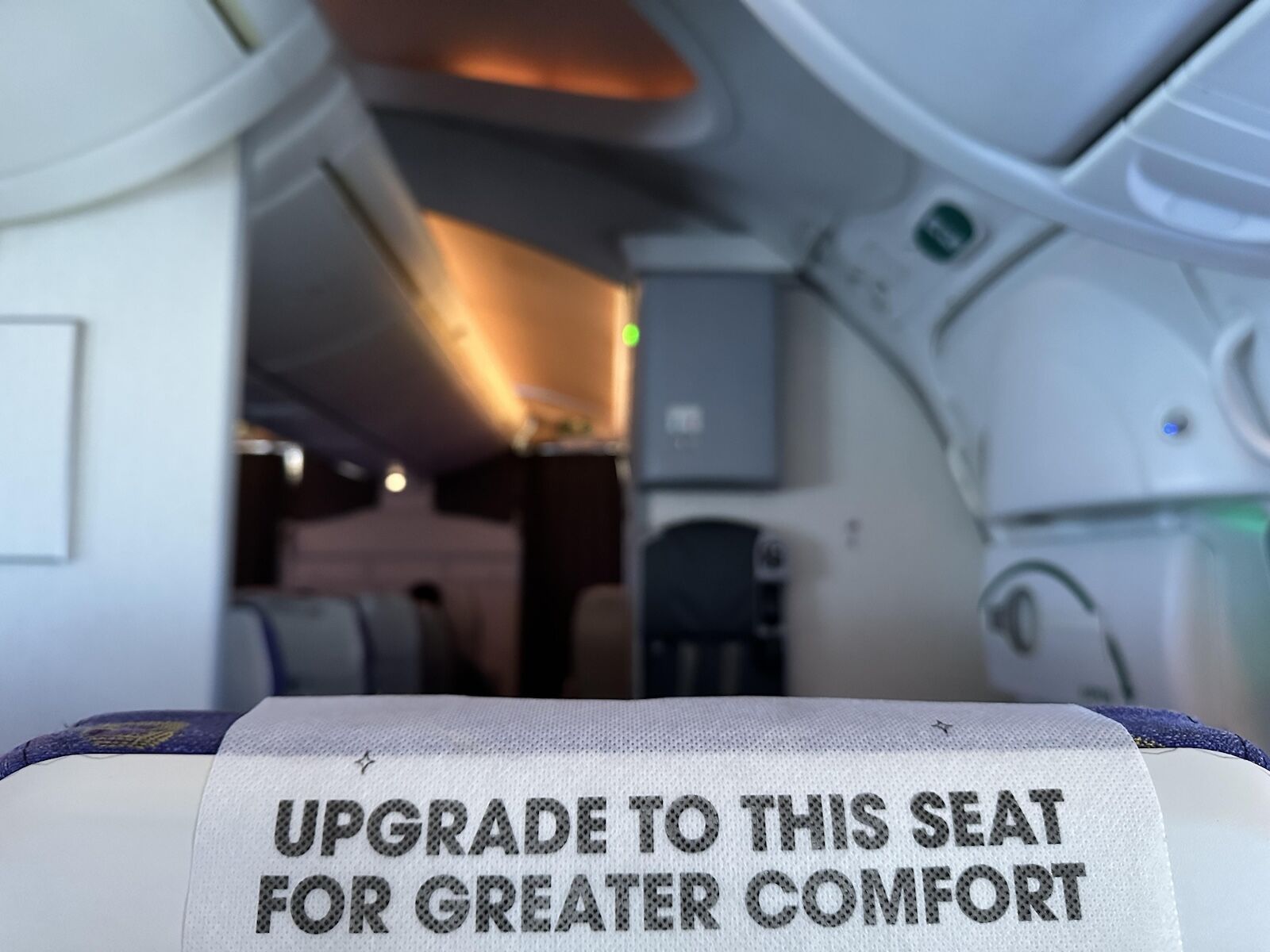 airline points strategy  - seat upgrade cover