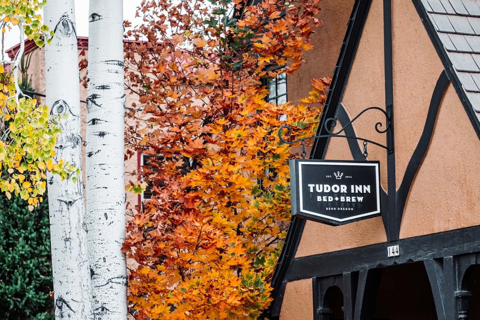 exterior of tudor inn