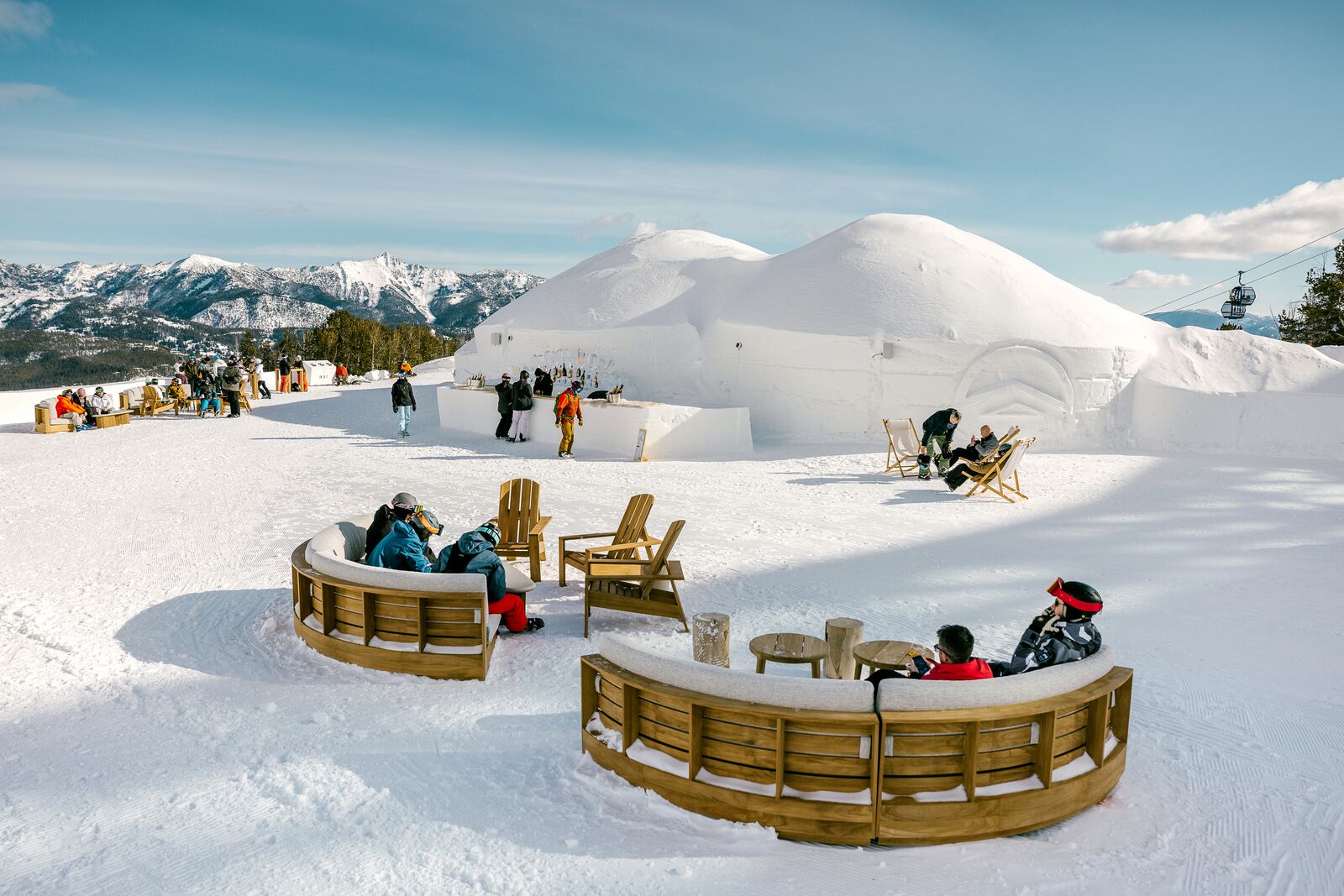 ski resort food news - iglu at big sky