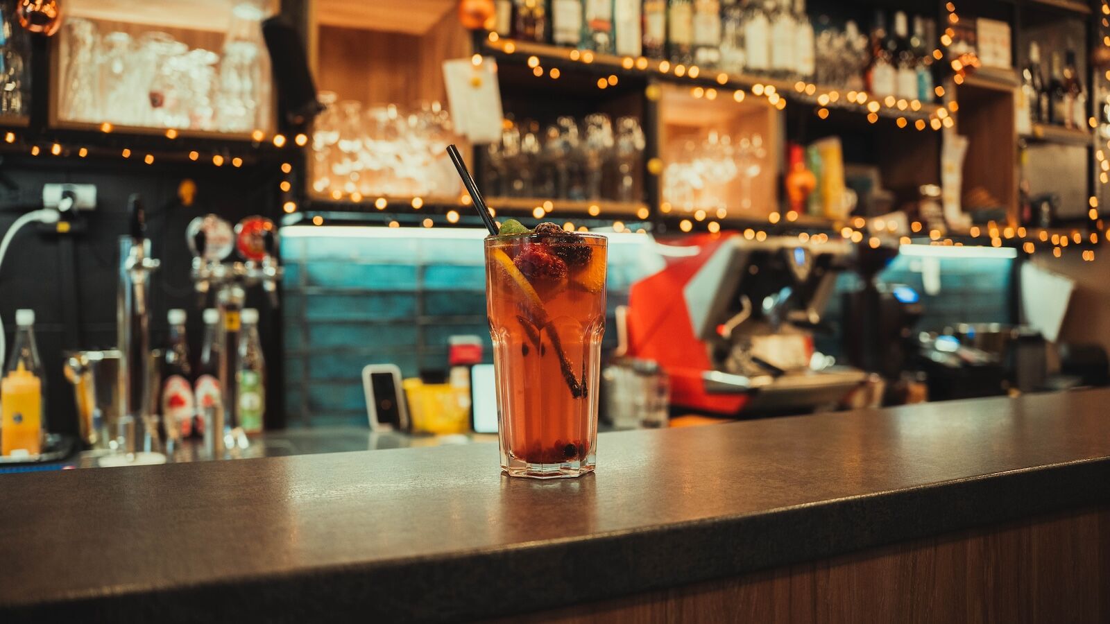 chicha cocktail on bar