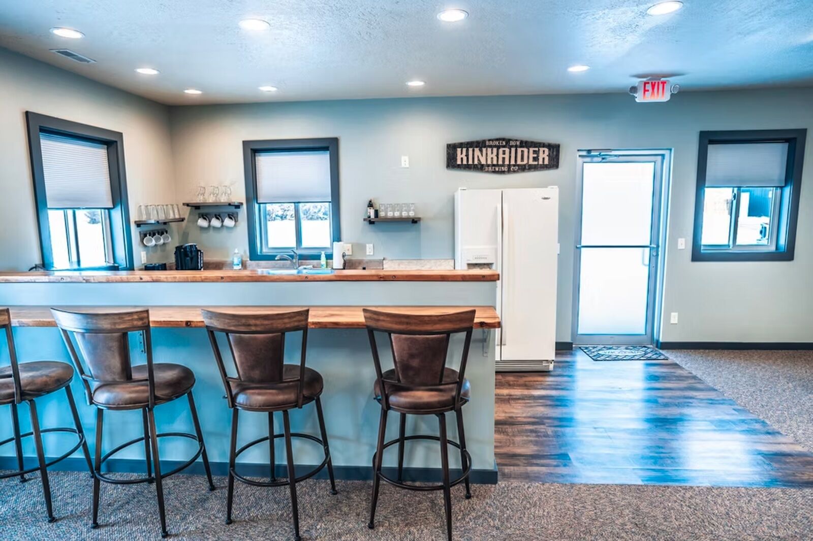 interior of Kinkaider Brewing Co. Bed & Beer