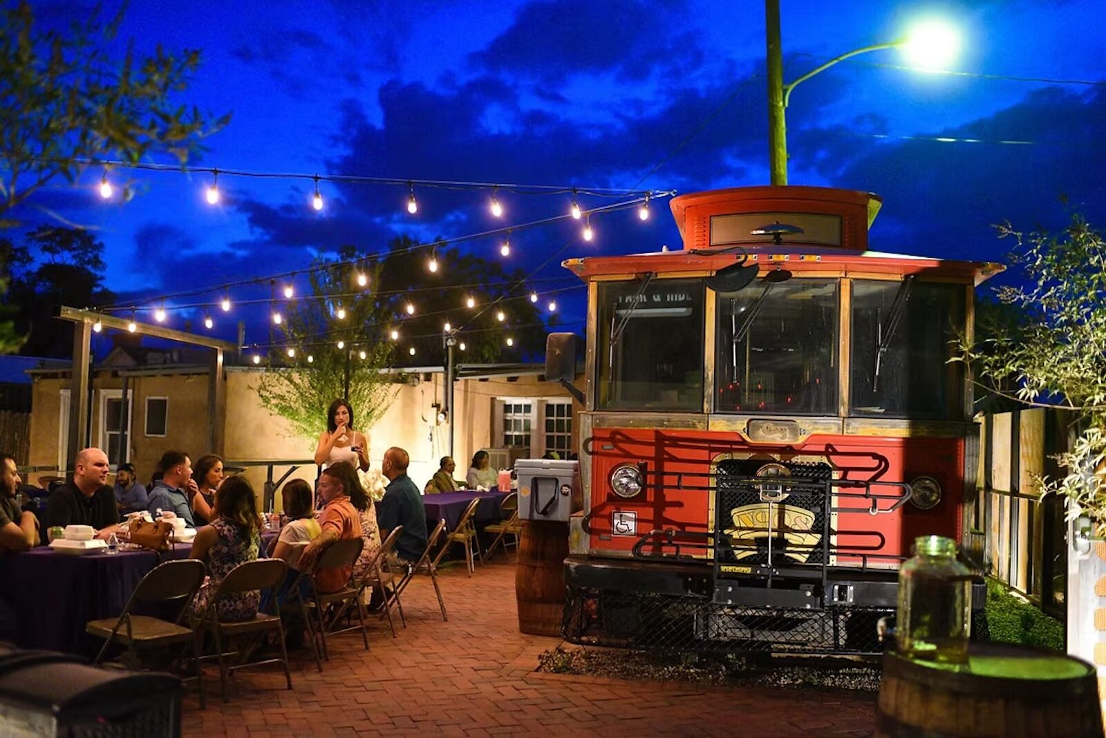 patio of painted lady bed & brew