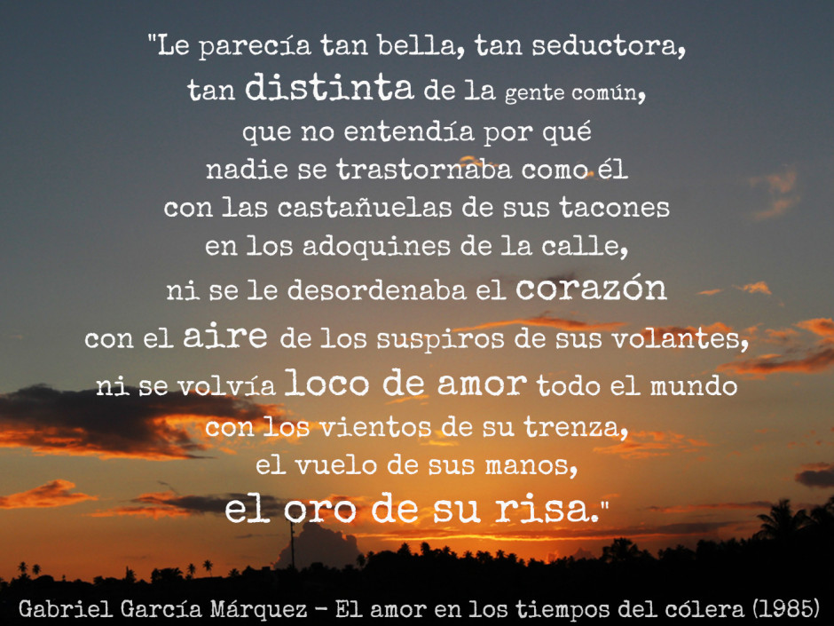 11 frases de Gabriel García Marquez para disfrutar junto a los atardeceres  colombianos