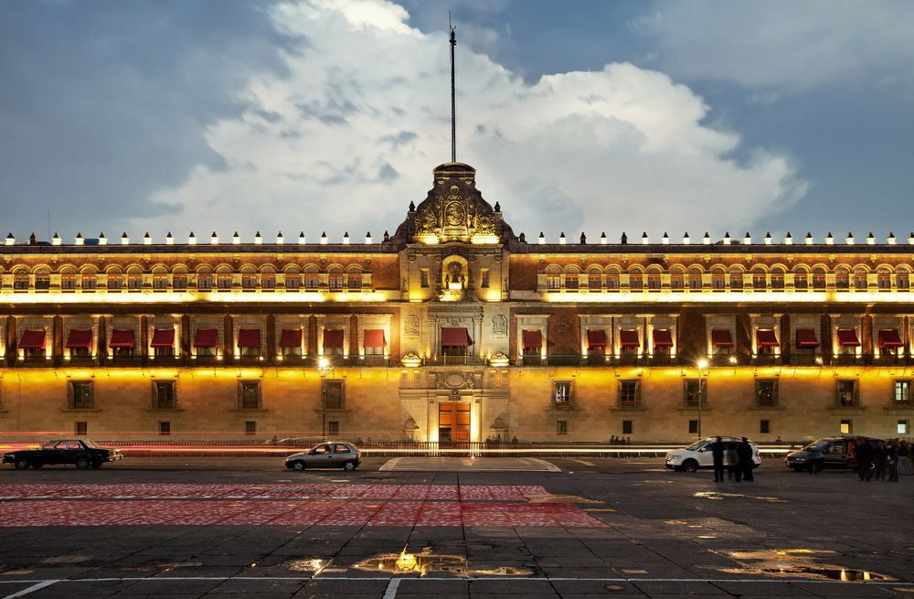 Hoy es el Palacio Nacional, antes fue el Palacio de Moctezuma