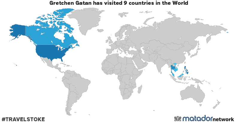 Gretchen Gatan’s Travel Map