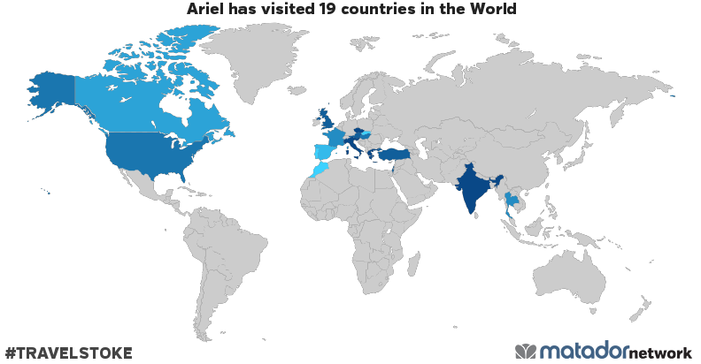 Ariel's Travel Map - Matador Network